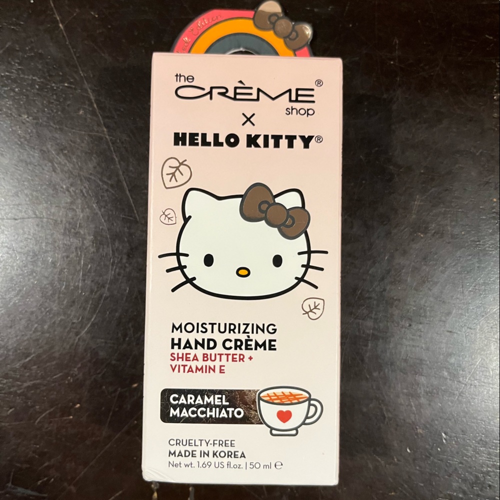 New in Box Hello Kitty x The Creme Shop Caramel Macchiato Hand Cream